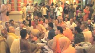 Hare Krsna Kirtan At Sri Vrindavan Dham w Aindra Prabhu ep8 [upl. by Tamqrah]