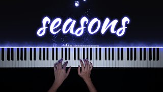 wave to earth  seasons  Piano Cover with PIANO SHEET [upl. by Raycher]