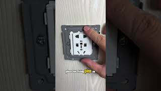 Wow this is how a replacement fixing pin for outlets works electrician electriciantools [upl. by Silvie]