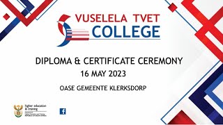 Vuselela TVET College Live Stream  16 May Session 1 [upl. by Hnao711]