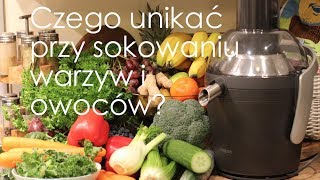 Jakich owoców i warzyw uniakć przy robieniu soku  Kilka słów o sokowirówce Philips [upl. by Eyt]