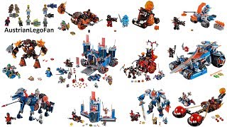 All Lego Nexo Knights Season 1 sets  Lego Speed Build Review [upl. by Naldo]