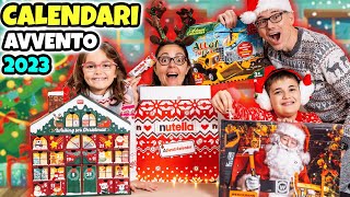 CALENDARI AVVENTO Natale 2023 NUTELLA LEGAMI e Attrezzi di Babbo Natale [upl. by Nadine550]