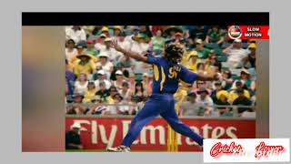 Malinga bowling action  slow motion [upl. by Wertz]