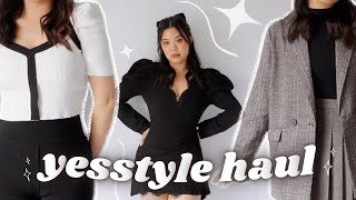 TRY ON YESSTYLE HAUL ♡ [upl. by Nalod]