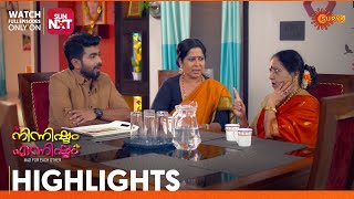 Ninnishtam Ennishtam  Highlights of the day  Watch full EP only on Sun NXT  18Aug 23  Surya TV [upl. by Anirehtak]