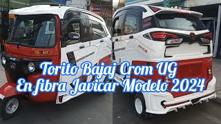 MOTOTAXI TORITO BAJAJ EN FIBRA JAVICAR MODELO GTS R 2024 en la tienda MOTOS CRV [upl. by Beaufort]