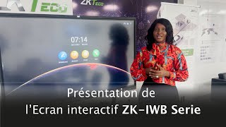 2min de ZKTeco  Présentation de lécran interactif intelligent de la série ZKIWB  ZKTecoao [upl. by Anal]