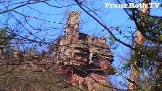 Burgruine Lutzelhardt bei Obersteinbach im Elsaß [upl. by Ettennor]