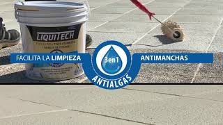 LIQUITECH PINTURA PARA BALDOSONES ATERMICOS 15 seg [upl. by Elehcim469]