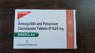 XINOCLAVAmoxicillin and Potassium Clavulanate Tablets IP 625mgUsesWorkDose Full Vedio In Hindi [upl. by Nodnas]