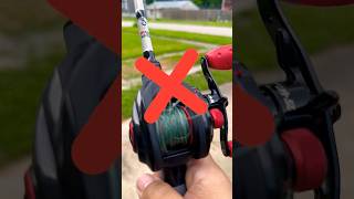 How to CAST a Baitcaster No Thumb 👍🏽 No Backlash ❌ fishing bassfishing baitcasting capcut [upl. by Lyrad224]