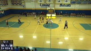 Lansing High School vs Tioga High School Mens Varsity Basketball [upl. by Jeff294]