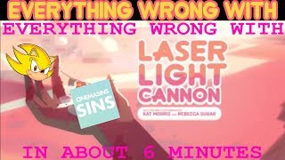 Everything Wrong With Supersonic1014s quotEWW Laser Light Cannonquot ft CinemaSinsSins [upl. by Obnukotalo]