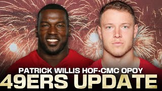 49ers update Christian McCaffrey OPOY and Patrick Willis to the Hall of Fame [upl. by Rochemont]