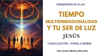 TIEMPO MULTIDIMENSIONALIDAD Y TU SER DE LUZ 💫 Trabajadores de la Luz Mensaje Jeshua 🦋 Pamela Kribbe [upl. by Azpurua]