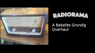 Big Bakelite Grundig Radio [upl. by Serra846]