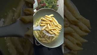 Crispy pasta chips  recipes like  share  subscribe [upl. by Tonnie]