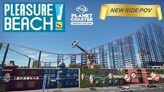 Blackpool Pleasure Beach New ride first look and POV Planet Coaster recreation [upl. by Mulligan630]