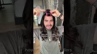 same same but diff how do u use ur velcro rollers  hairtok hair hairstyle mattloveshair [upl. by Aizitel]