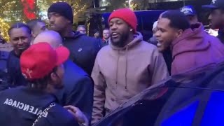 Gervonta Davis CONFRONTATION with Devin Haney 101 Tank CATCHES Devin OutSide amp it’s gets HEATED [upl. by Peednus]