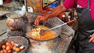 This 50 Year FAMOUS Stall in PENANG Sells the BEST Mee Goreng in Malaysia  Hameed Pata Mee  街头小吃 [upl. by Linet]