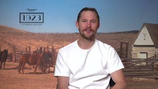 1923 Interview Brian Geraghty on Playing Zane Davis amp Working With Harrison Ford [upl. by Tehcac655]