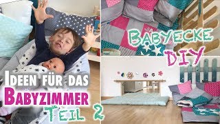 Ideen für das Babyzimmer Teil 2  DIY Babyecke und Spielmöbel  mamiblock [upl. by Zzabahs]