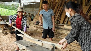 Boiling corn to sell at the market Buying firewood to prepare for new work  Ly Thi Ngoan [upl. by Ettelorahc]