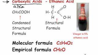 Y12 Organic 3 at GCSE  Ethanol Ethanoic Acid and Ethyl Ethanoate [upl. by Arhna]