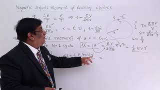 Class 12th – Magnetic Dipole Moment of Revolving Electron  Gyromagnetic Ratio  Tutorials Point [upl. by Chirlin]