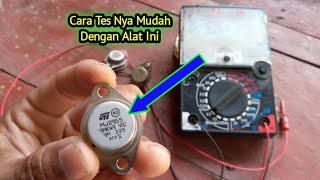 Cara Mudah Cek Transistor Jengkolan MJ2955 Pakai Multi Analog [upl. by Xineohp]