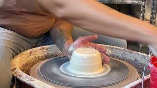 Centering Clay on a Pottery WheelIts that simple [upl. by Wilen]