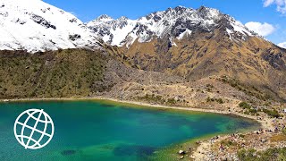 Salkantay Inca Trek to Machu Picchu Peru Amazing Places 4K [upl. by Maxima]