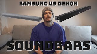 SOUNDBARS  SAMSUNG VS DENON  EINSTEIGERMODELL VERGLEICH [upl. by Doersten]