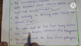 DRINKING POTABLE  WATER SPECIATIONS IN TELUGU ALL IN ONE CHANNEL [upl. by Crosse]