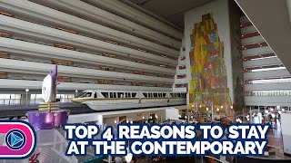 Top 4 Reasons to Stay at Disneys Contemporary Resort [upl. by Arrac]