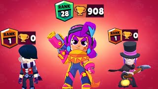 900 Trophy Shelly CURSED Account Brawl Stars [upl. by Ellevel315]