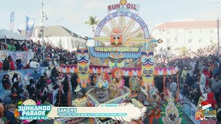 Saxons 2024 New Years Day Junkanoo Nassau Bahamas [upl. by Maxma]