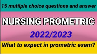 WHAT TO EXPECT IN NURSING PROMETRIC EXAMINATION 20222023 PROMETRIC QUESTIONS AND ANSWER IN NURSING [upl. by Aikkan]