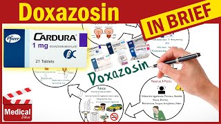 Doxazosin Mesylate Cardura 4 mg What Is Doxazosin Used For Uses Dose and Doxazosin Side Effects [upl. by Skoorb]