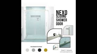 Nexo Sliding Shower Door [upl. by Yehudit]