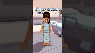 KAREN EMBARAZADA DA A LUZ EN ROBLOX PARTE 2 roblox comedy brookhaven shorts viral [upl. by Alleinnad]