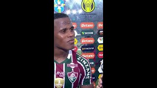 ARIAS RESPONDE SOBRE SAIR DO FLUMINENSE  shorts  geglobo [upl. by Idnew]