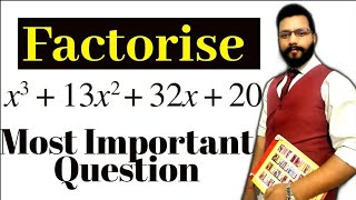 Factorisation of cubic Polynomial Class 9  How to factor cubic Polynomial [upl. by Ledda]