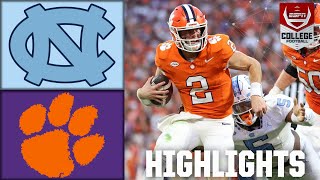 North Carolina Tar Heels vs Clemson Tigers  Full Game Highlights [upl. by Rich427]