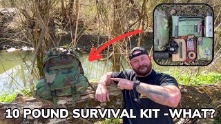 Solo Overnight Building an Emergency Survival Kit Under 10 Pounds This Will Save Your Life [upl. by Lengel]