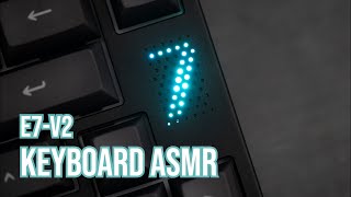 E7V2 with Holy Pandas Keyboard ASMR [upl. by Airamesor]