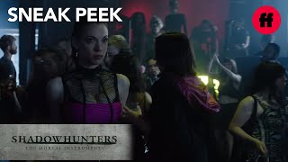 Shadowhunters  Season 1 Sneak Peek Demons In The Club  Freeform [upl. by Llyrat]