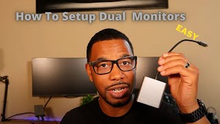 How To Setup Dual Monitors with Laptop 2024 Easy Guide Windows 10 [upl. by Gierk]